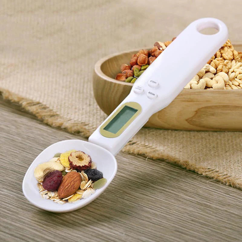 Precision LCD Digital Kitchen Scale - Effortless Electronic Measuring Spoon for Perfect Cooking and Baking