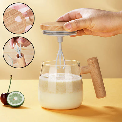 Experience Effortless Mixing with the 400ML Self-Stirring Coffee Mug - Perfect for Coffee, Tea, and More!